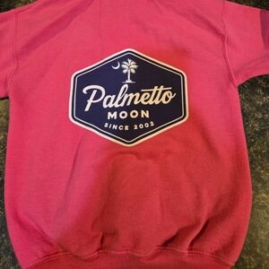Palmetto Moon Pink Youth Girls Hoodie size Medium like new